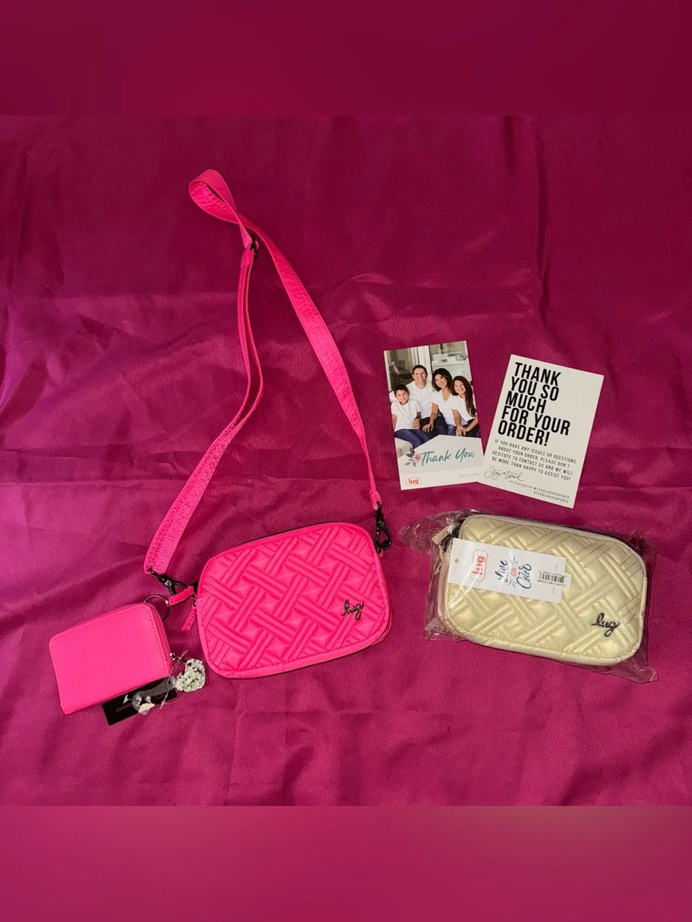 Lug Cross Body Bag *BRAND NEW* / Pink Crossbody Bag / Cream Crossbody Bag